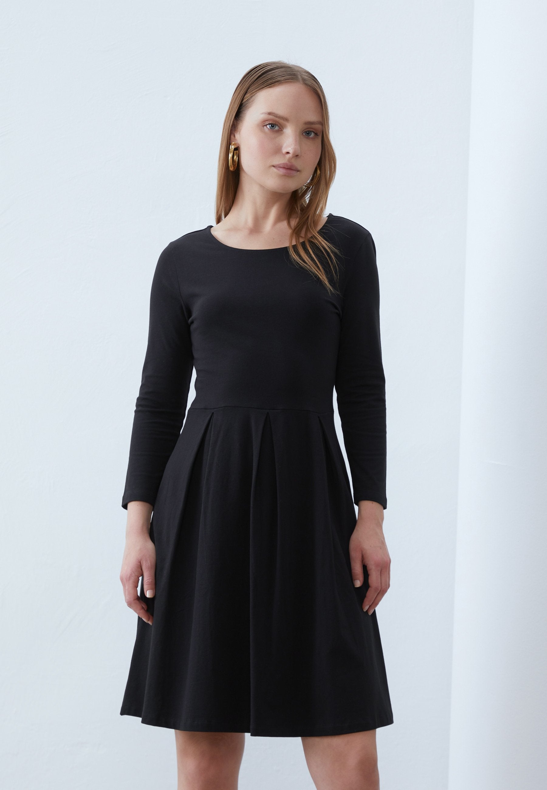 Robe en jersey - black