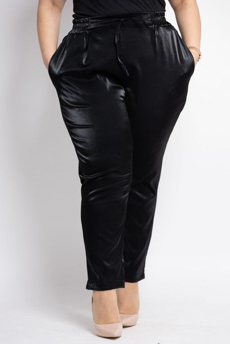 Pantalon en Satin Duchesse