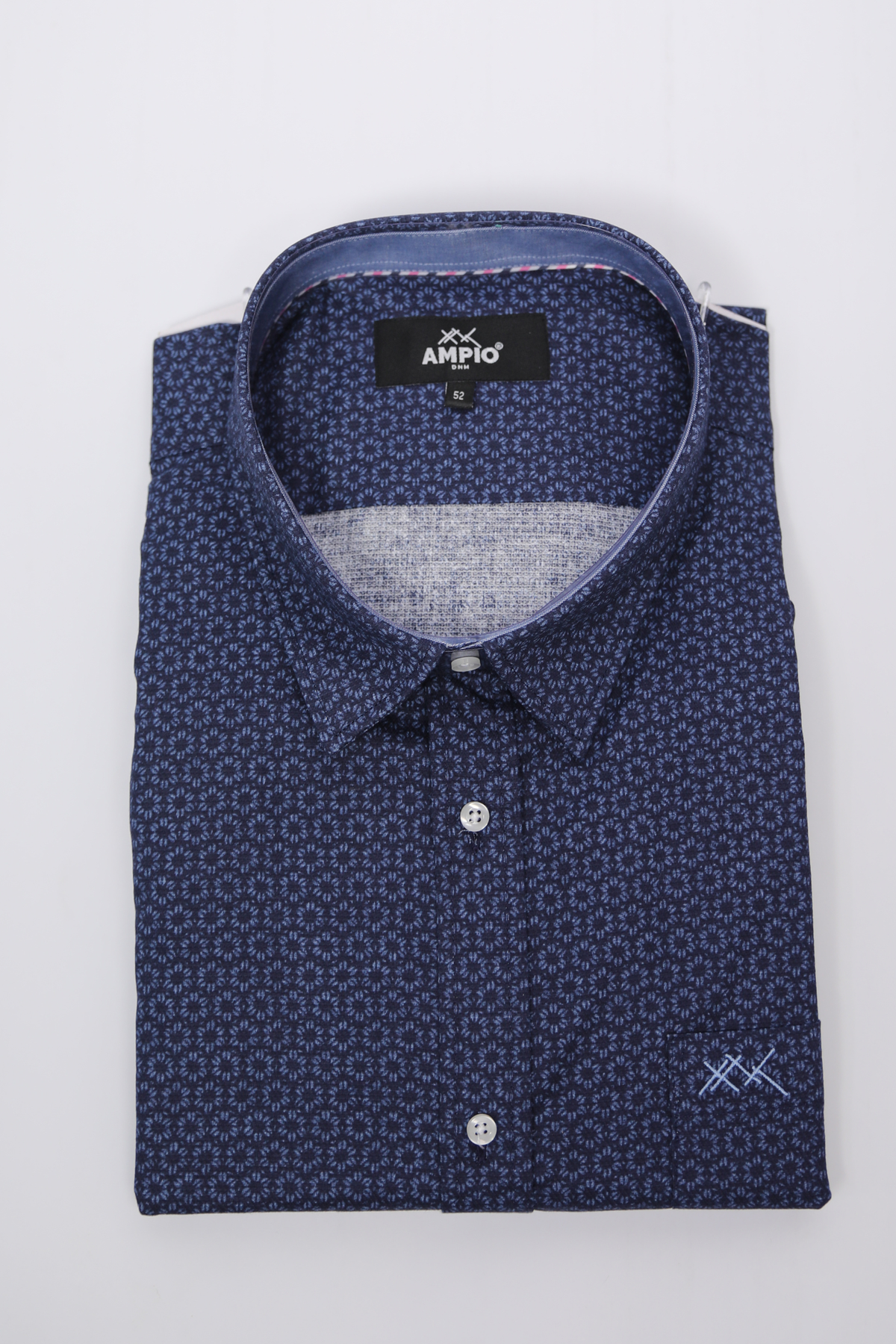 Chemise à Motifs Manches Longues