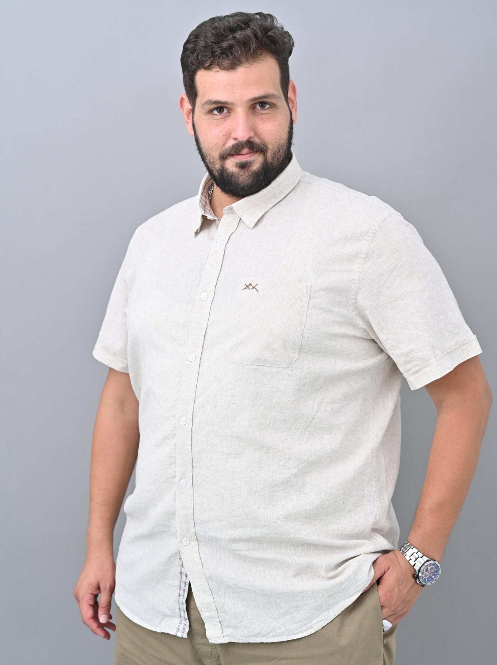 CHEMISE UNI LIN