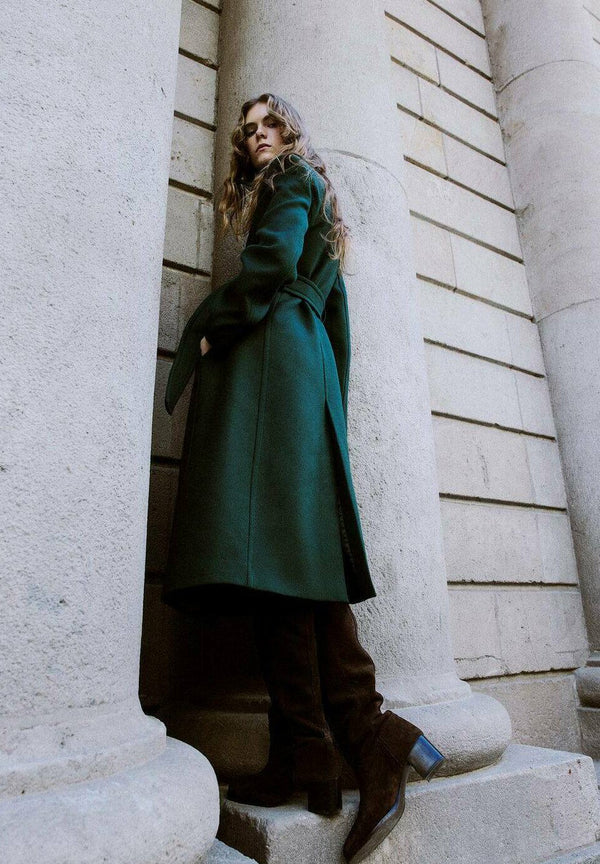 Manteau classique - groen