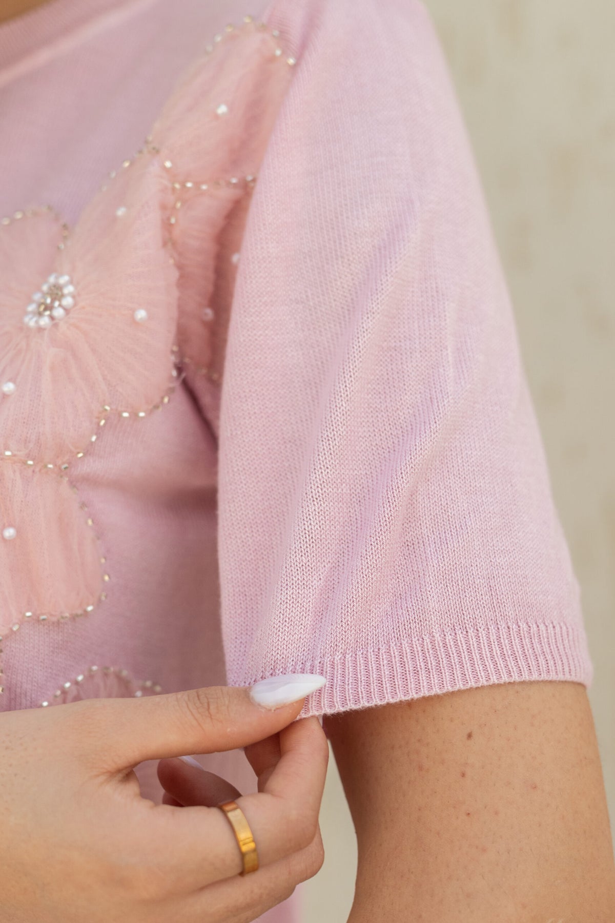 Pull Flora Pink