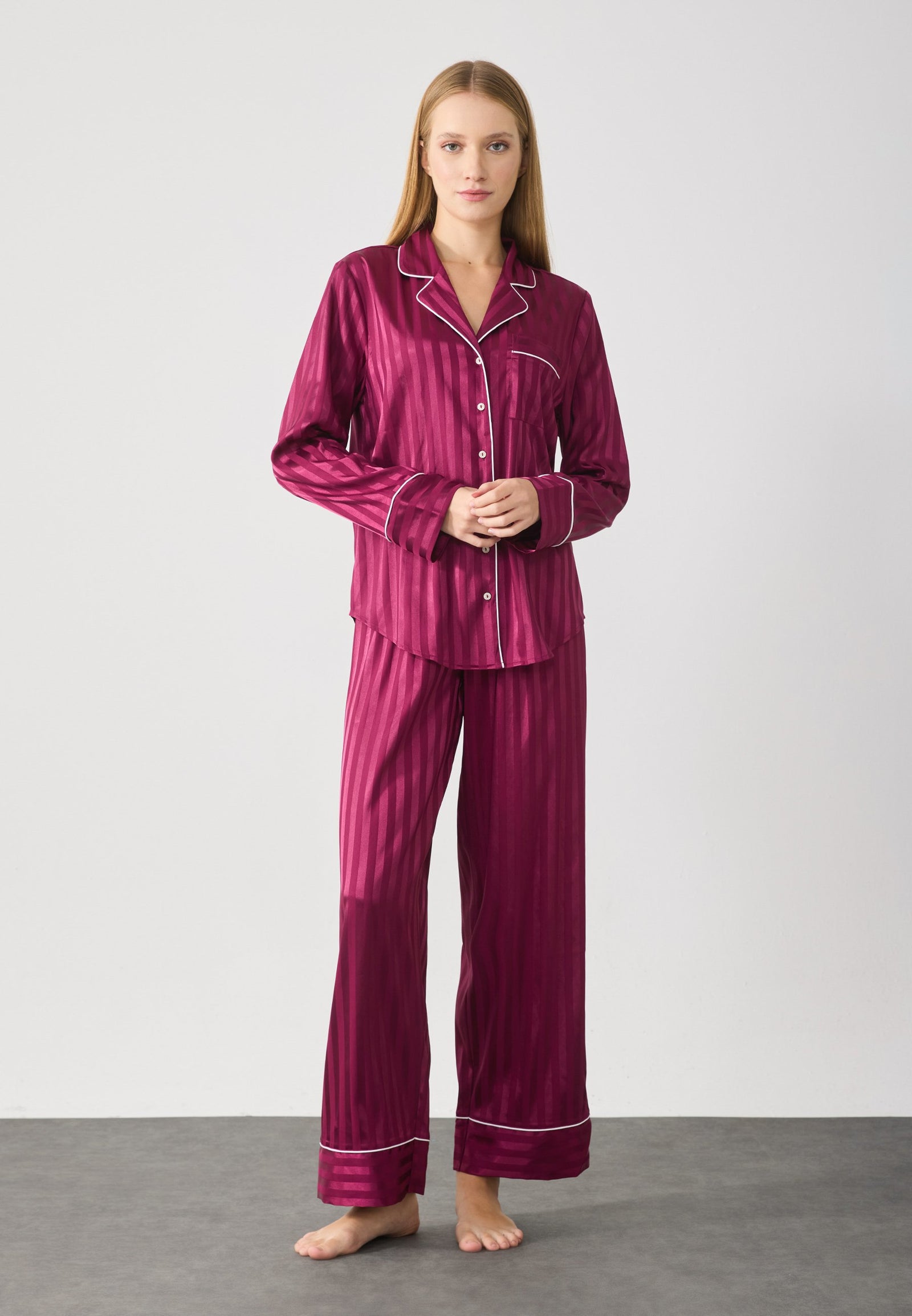 SET - Pyjama - bordeux