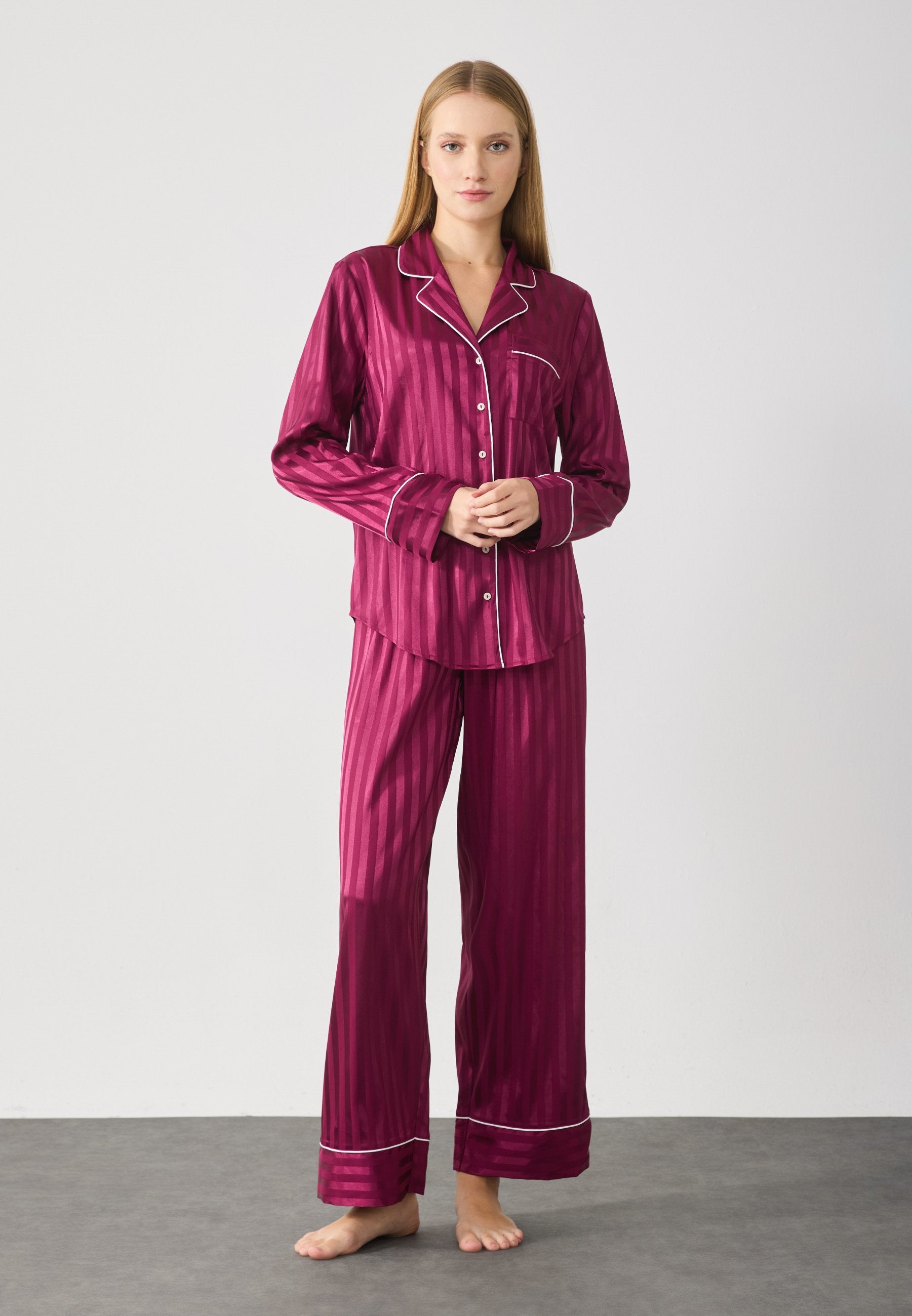 SET - Pyjama - bordeux