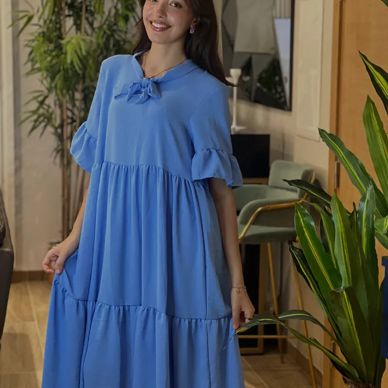 Robe Yasmine Bleue