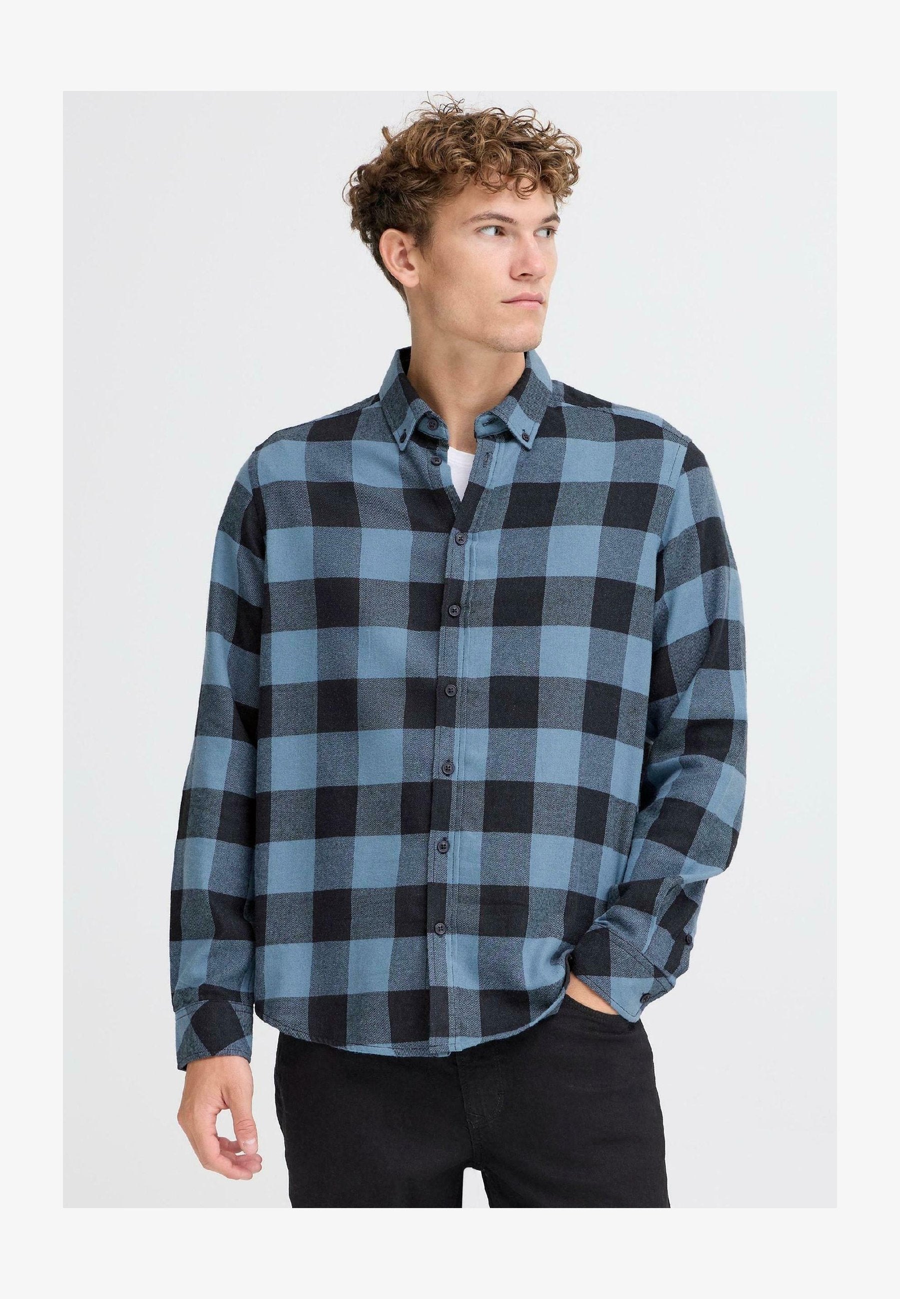 BHORMA CHECKED - Chemise - dress blues