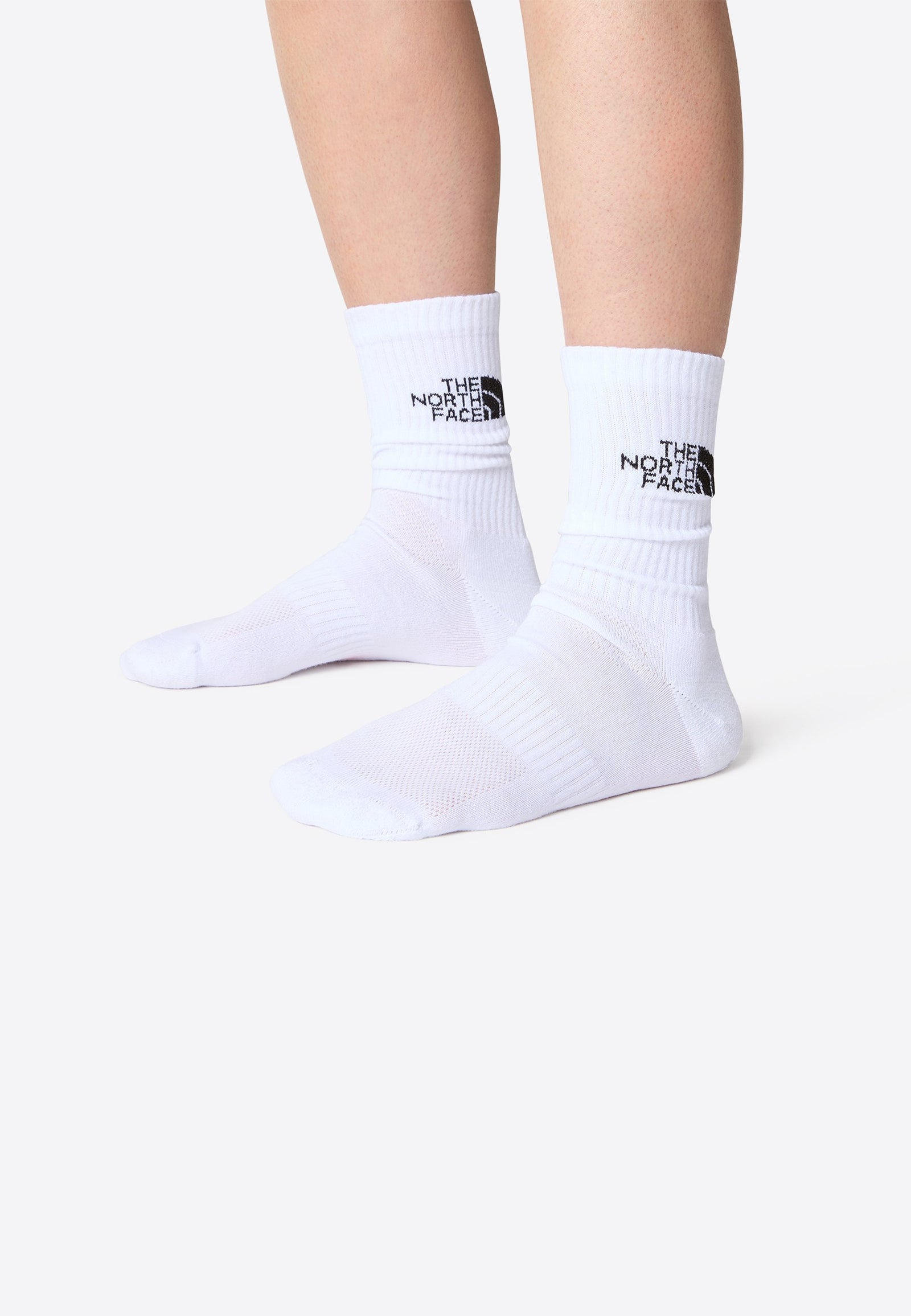 MULTI CUSH CREW SOCK 3 PACK - Chaussettes de sport - tnf white