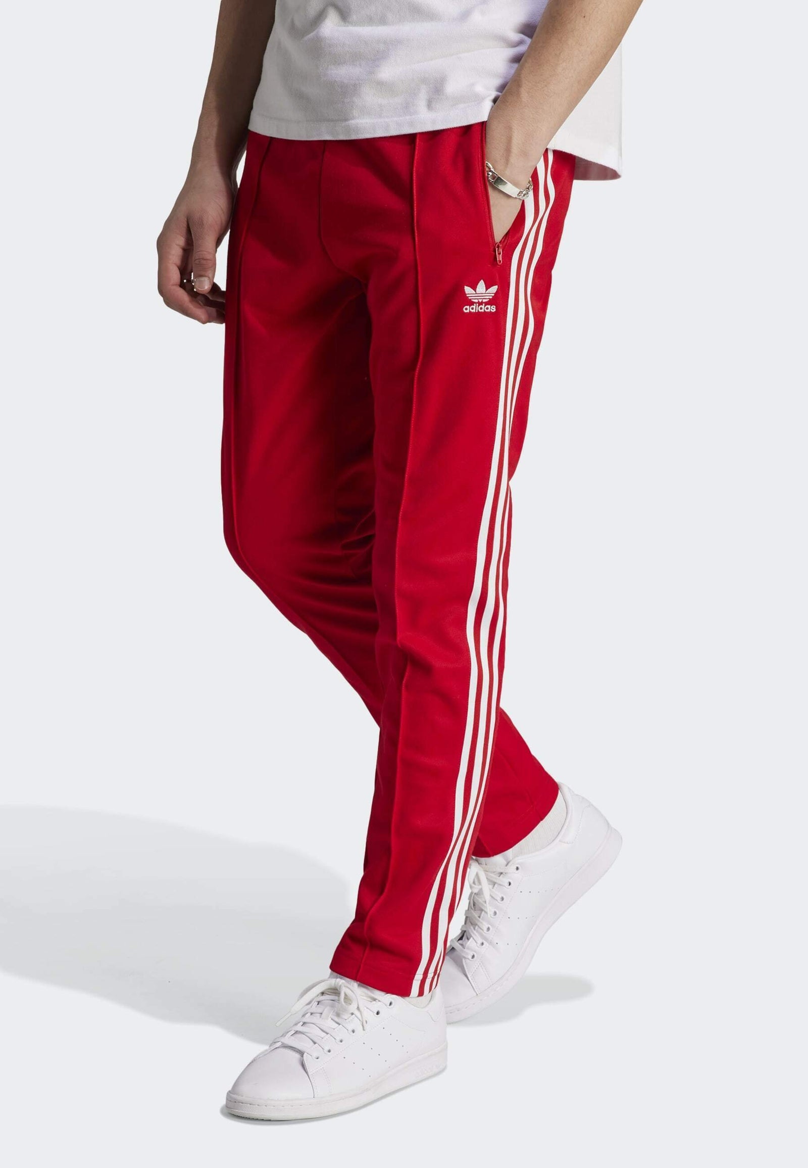 CLASSIC TP - Pantalon de survêtement - better scarlet white