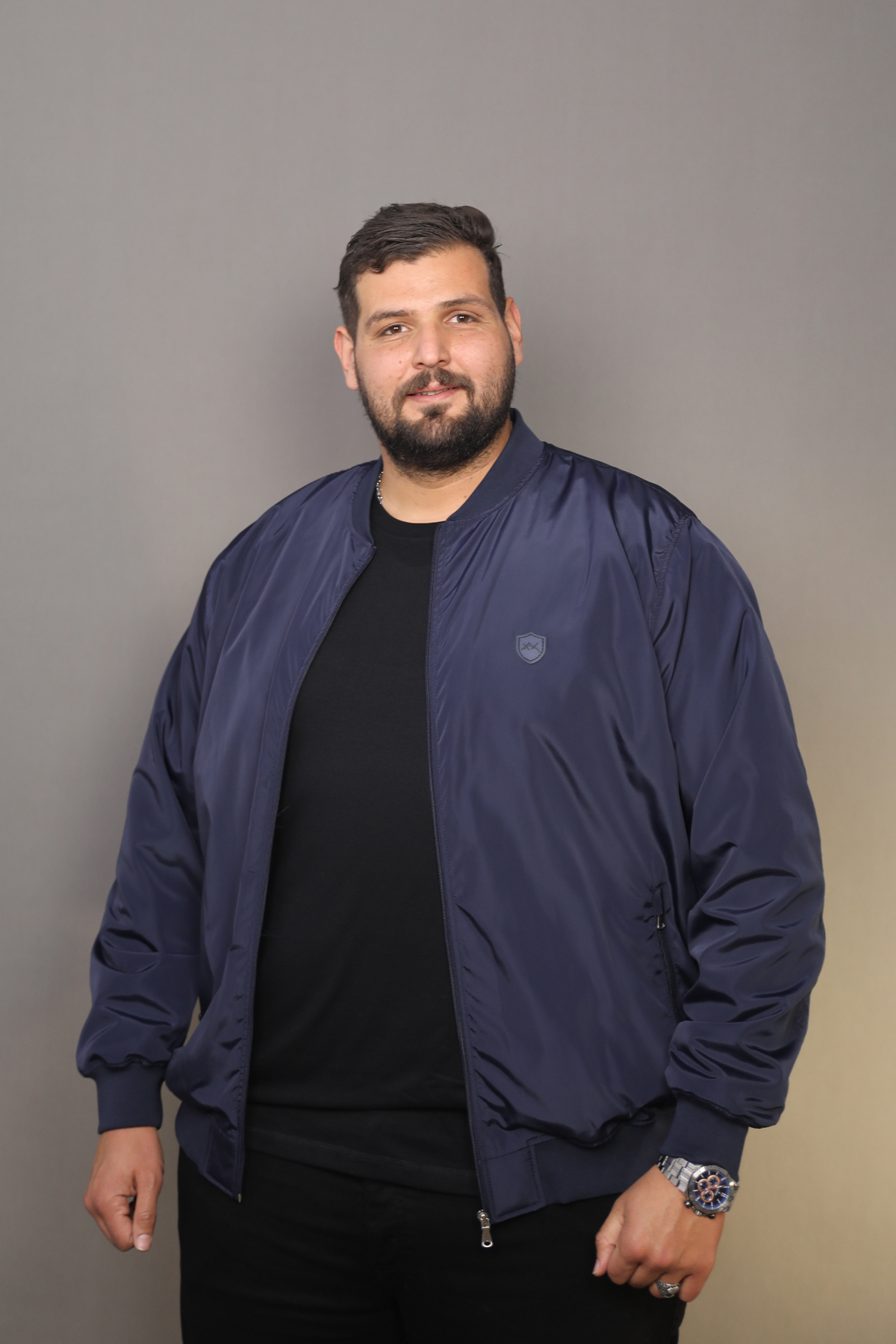 Blouson Bomber Bleu