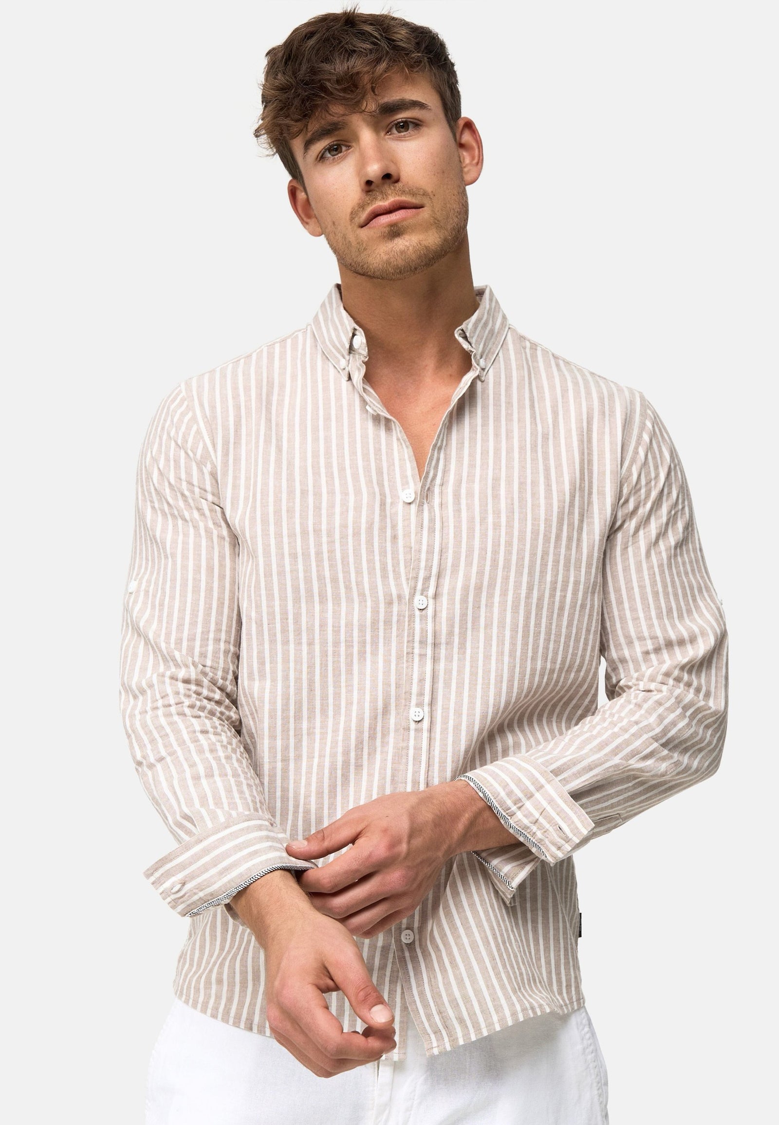 BRAYDEN - Chemise - greige