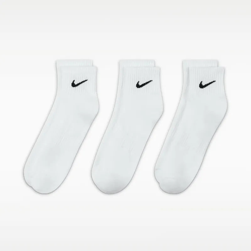Nike Everyday Cushioned - Chaussettes de training (3 paires) Blanc - SX7667 100
