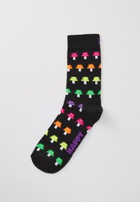 MUSHROOM STRIPE SOCK UNISEX - Chaussettes - black
