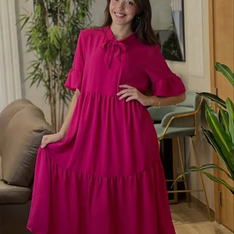 Robe Yasmine Rose Fuchsia