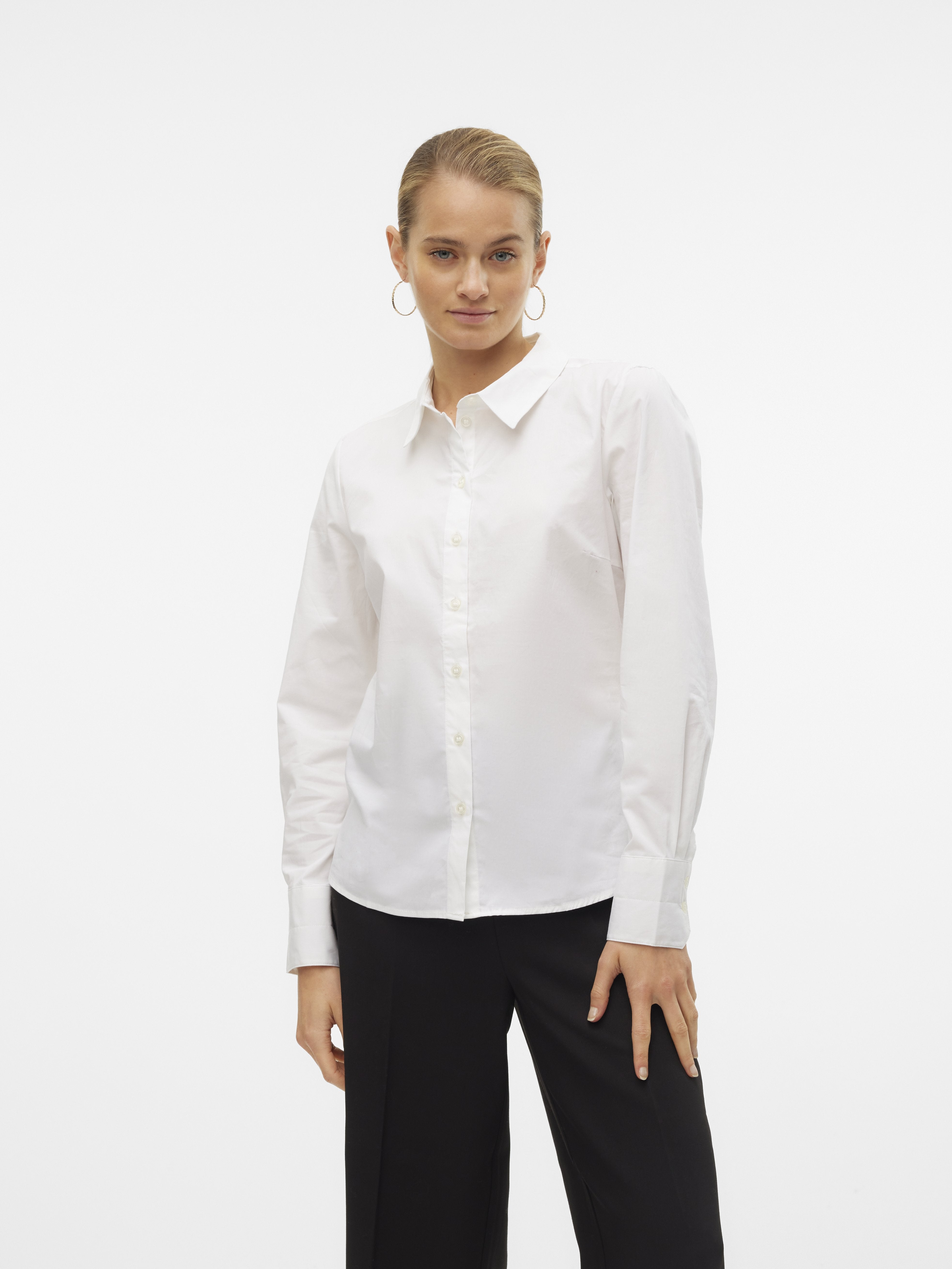 VMANNA FITTED - Chemisier - bright white