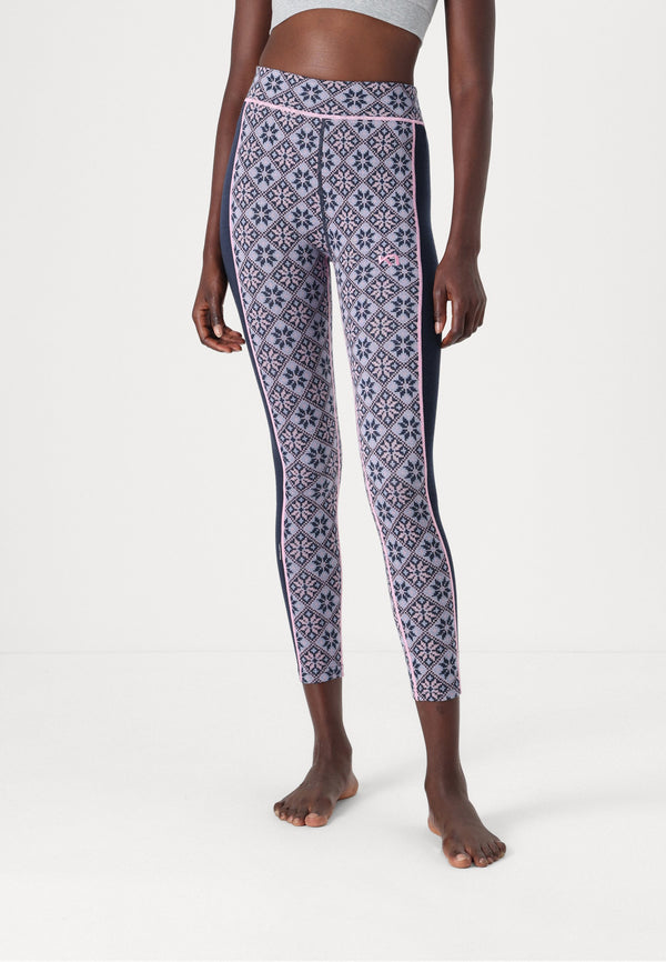 ROSE HIGH WAIST - Caleçon long - dark navy blue