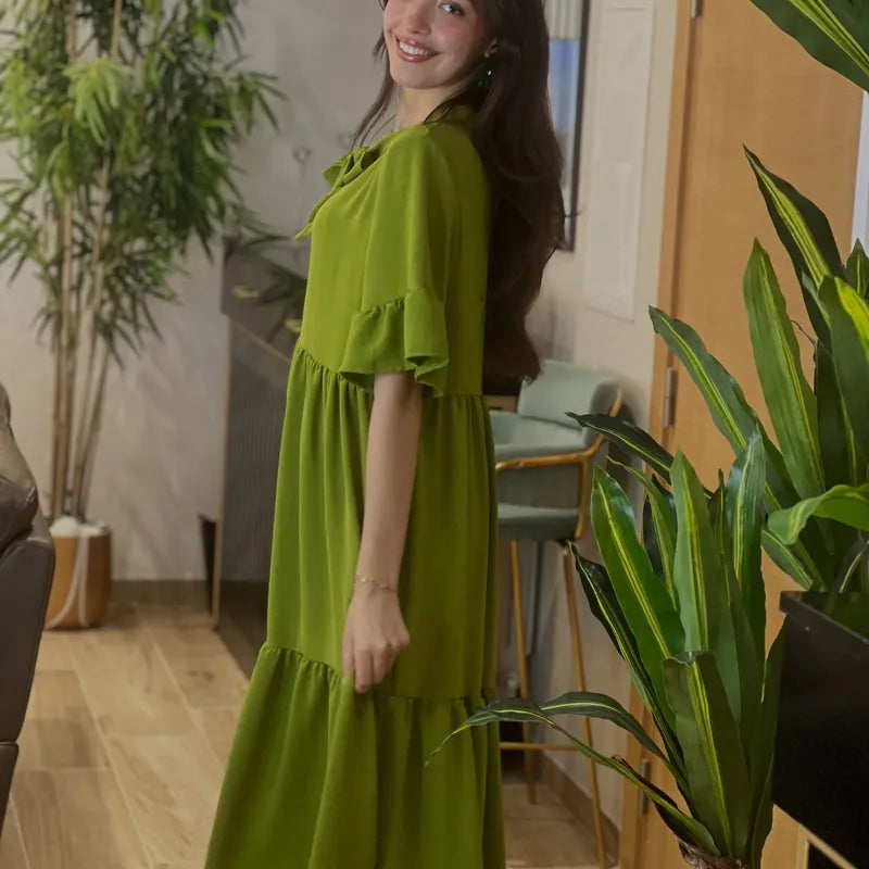 Robe Yasmine Verte