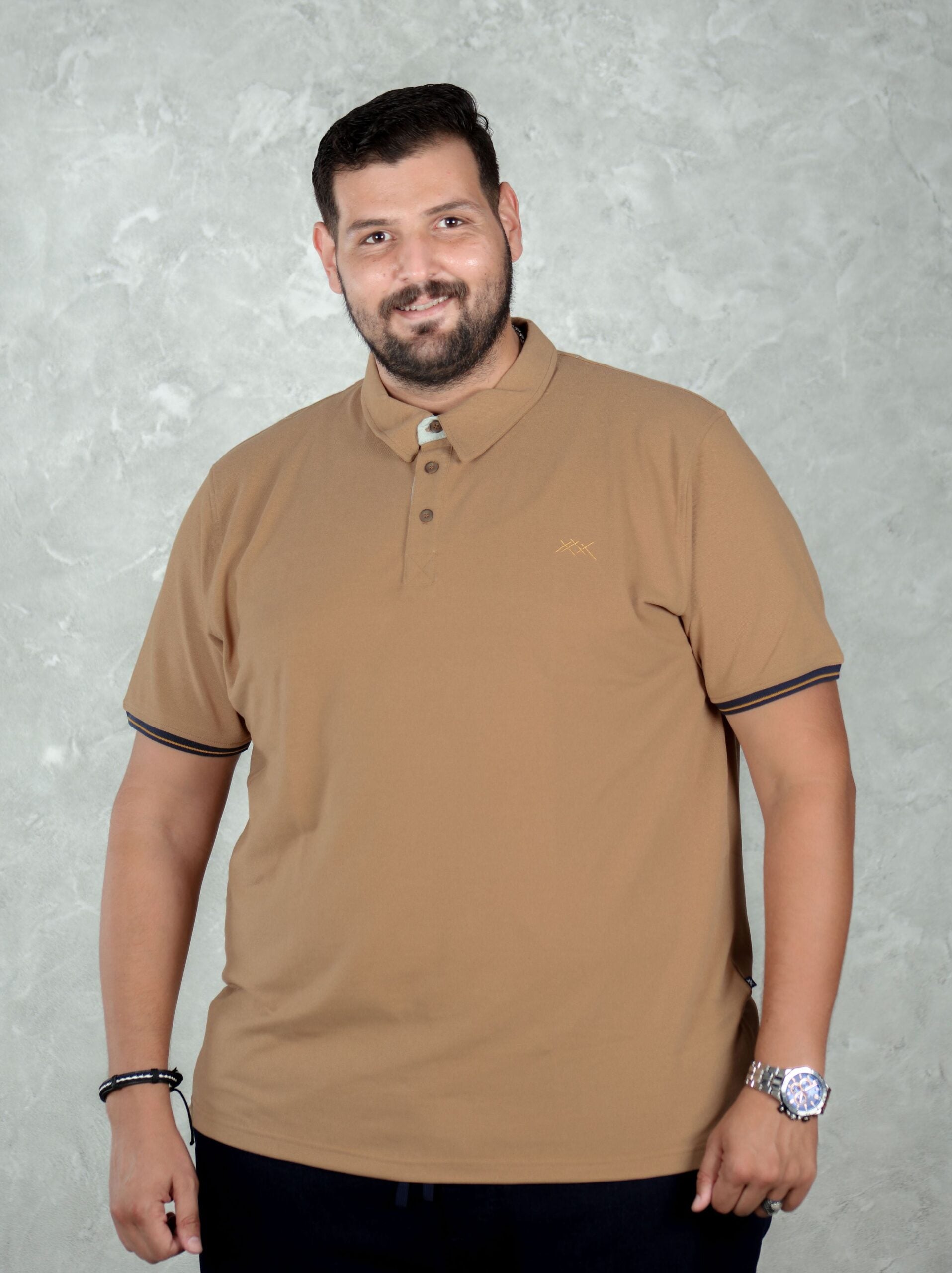 Polo Uni Beige