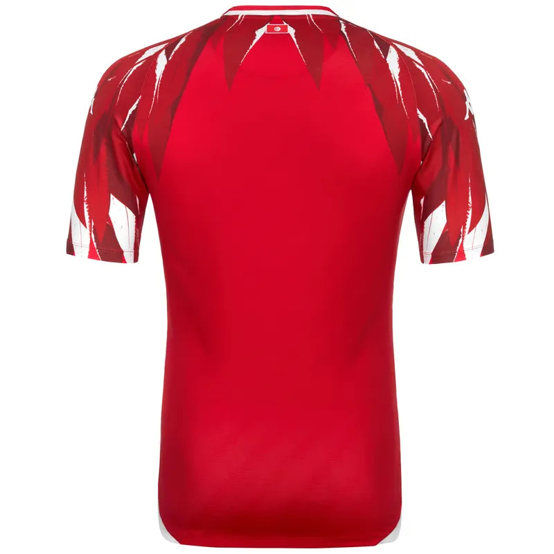 Kappa Maillot de Football Tunisie Away 2026-27 Rouge-Blanc KOMBAT 34255SW A00