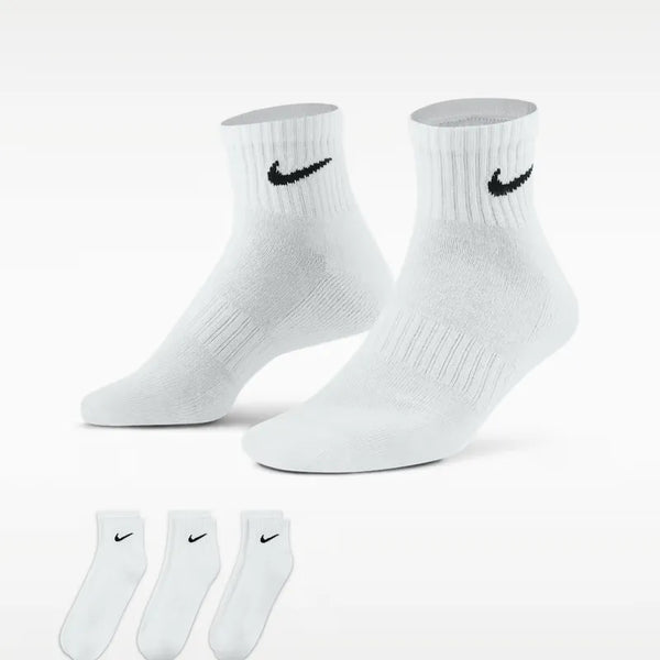 Nike Everyday Cushioned - Chaussettes de training (3 paires) Blanc - SX7667 100