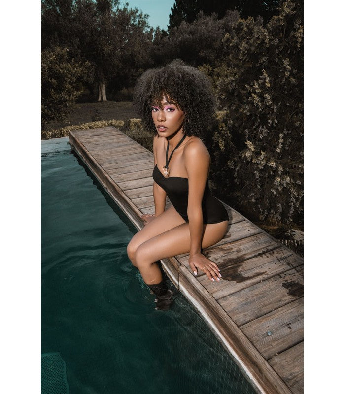 Maillot Une Pièce Darya Noir