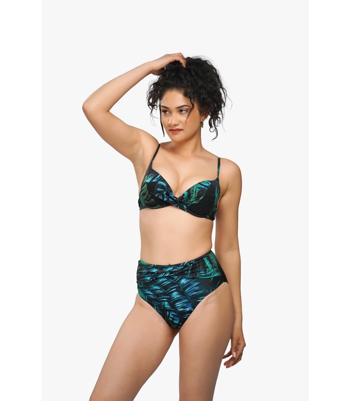 Bikini Push-Up Double Rembourrage Tropical