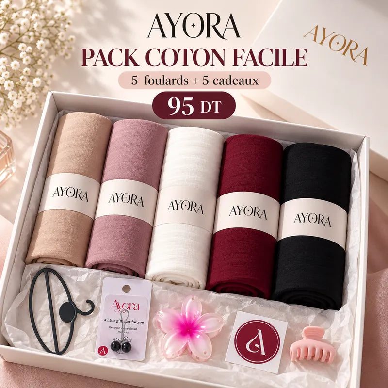 Pack Classique ( 5 Coton Facile ) 🌸