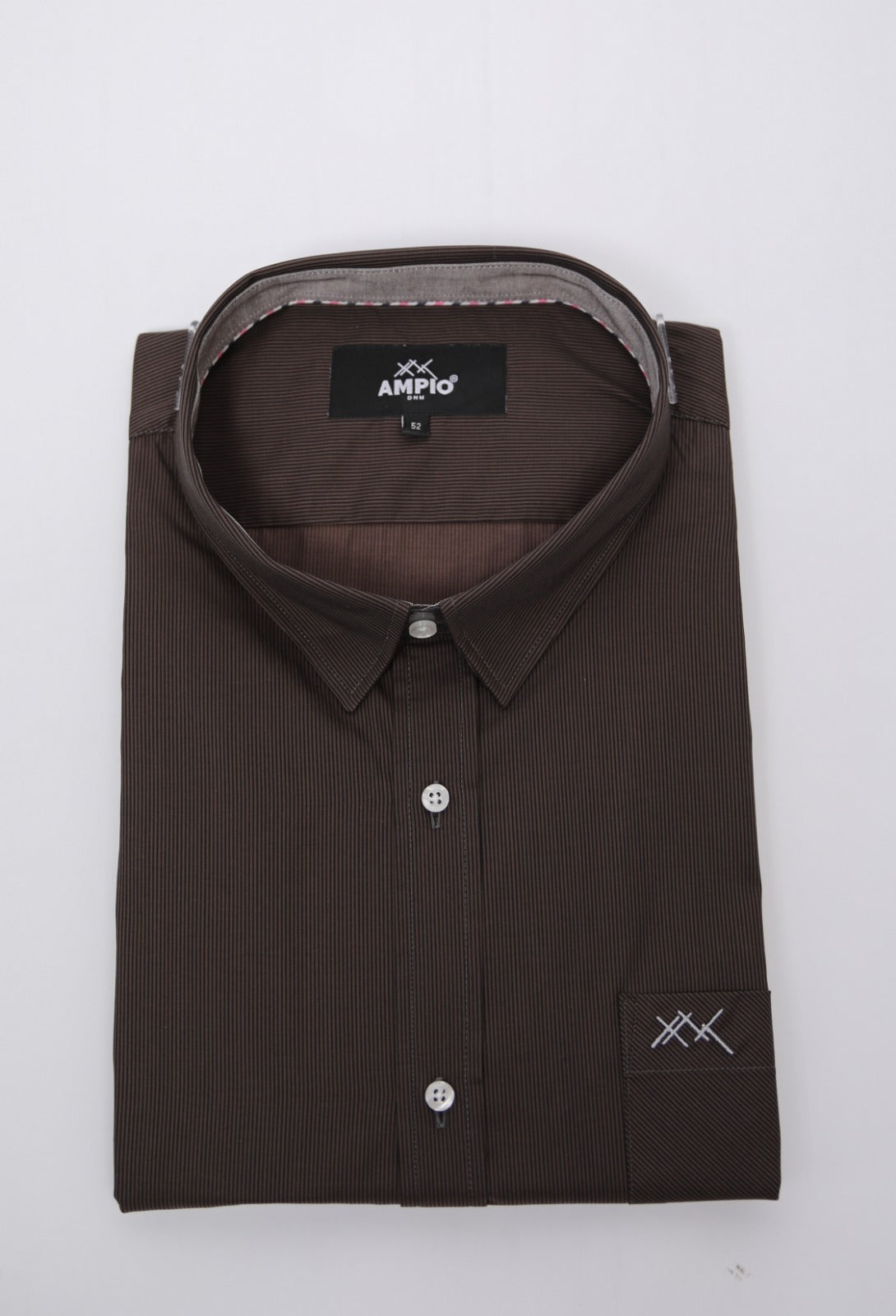 Chemise à Rayures Fines Manches Longues