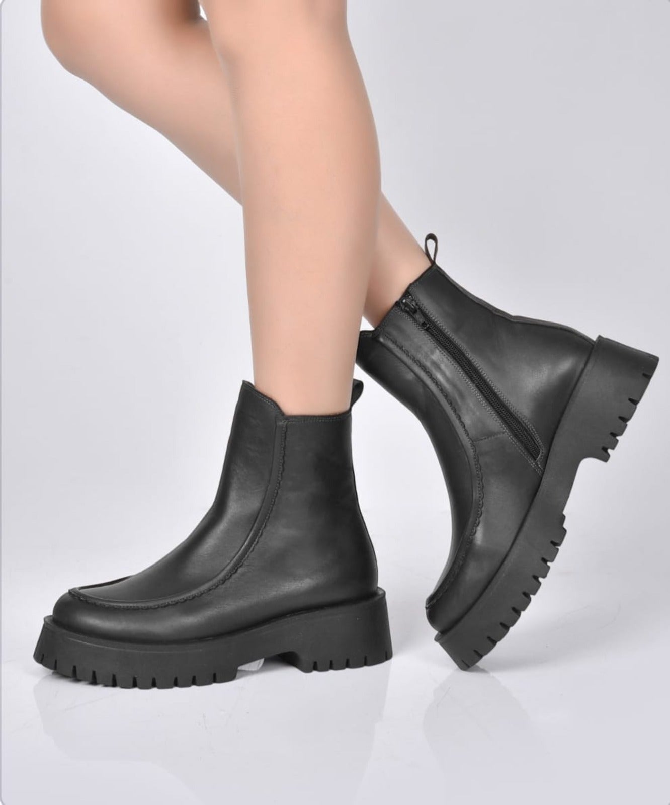 Bottes CRB Cuir Femme B32