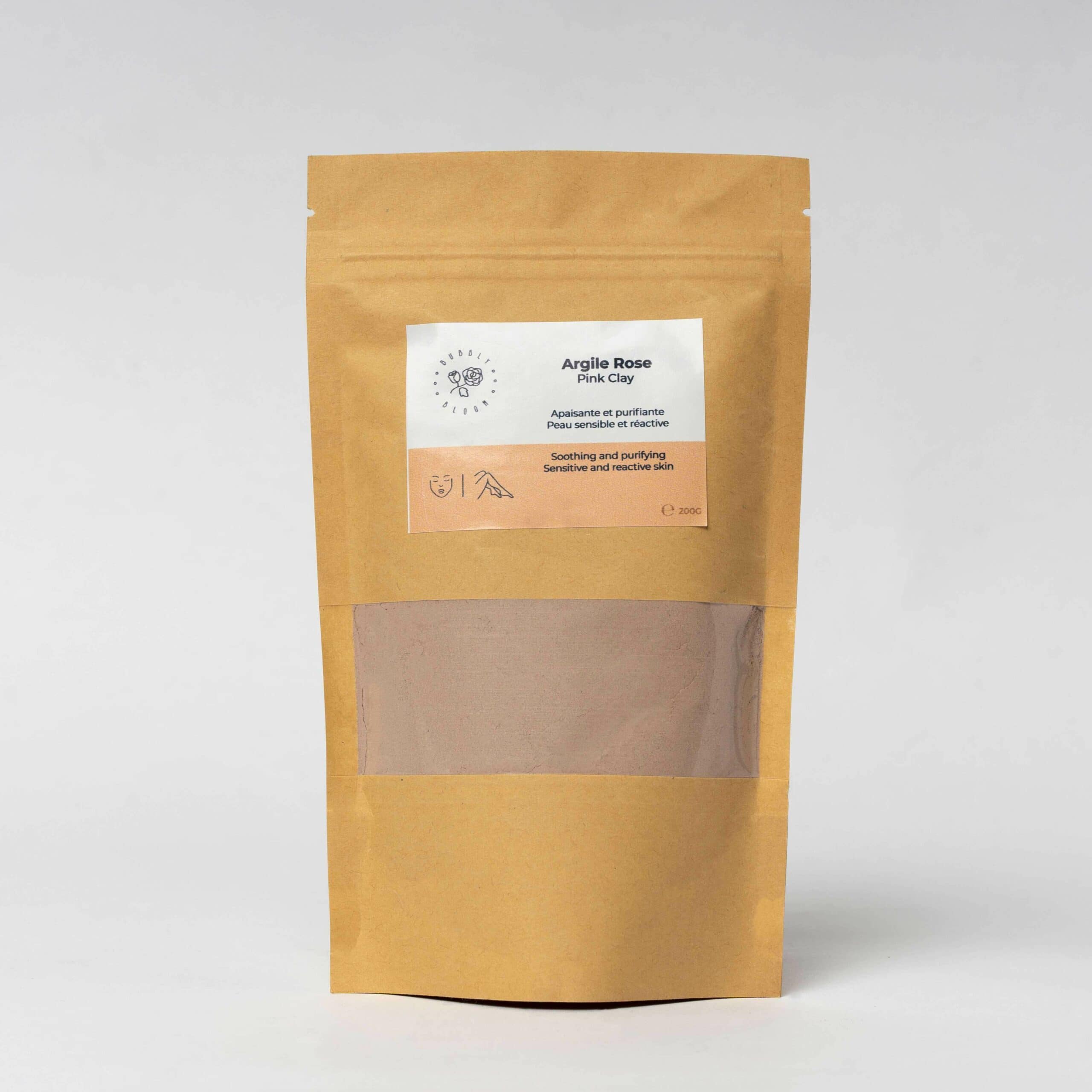 Poudre surfine d’argile rose