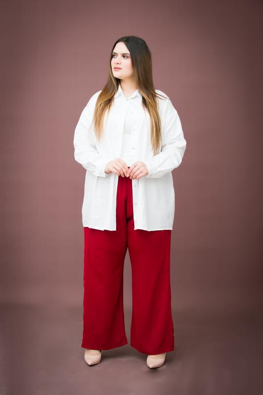 Pantalon Large en Crêpe de Soie