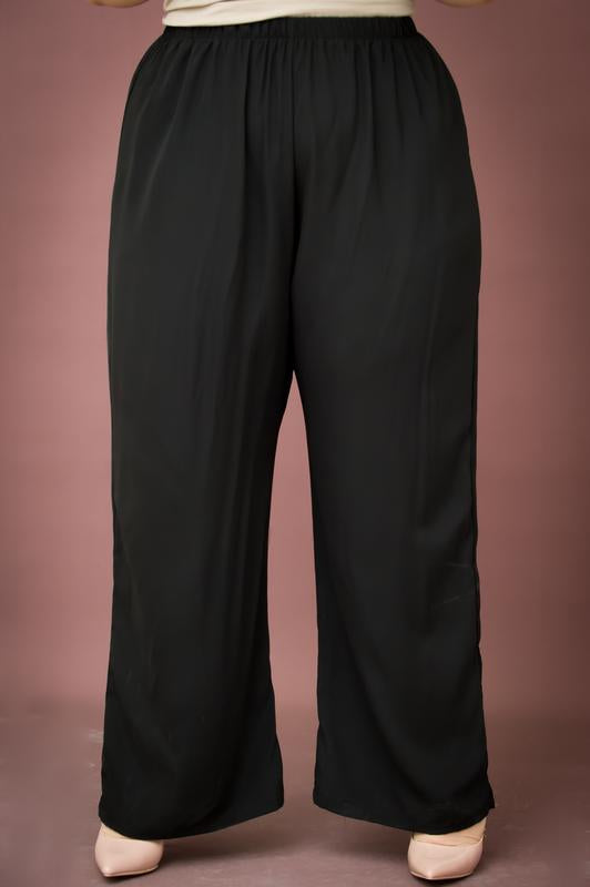 Pantalon Large en Crêpe de Soie