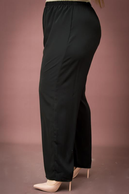 Pantalon Large en Crêpe de Soie