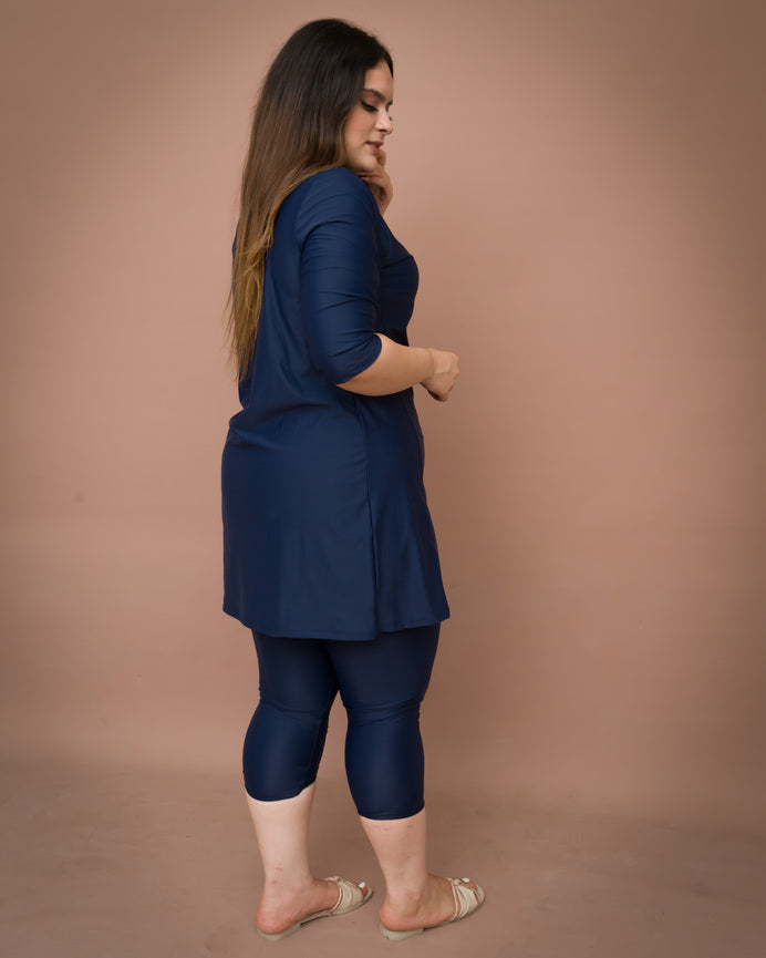 Tee-shirt Thermolactyl et Legging Bleu Marine
