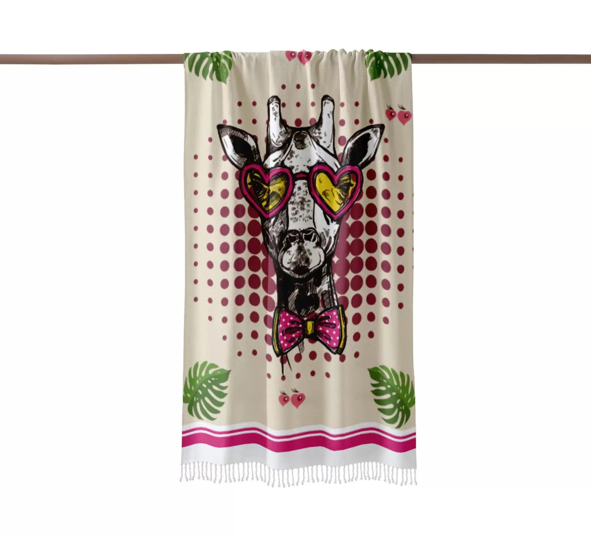 Pack Fouta Hearts sunglass giraffe