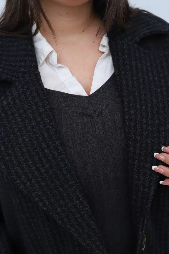Manteau en Cachemire Bleu