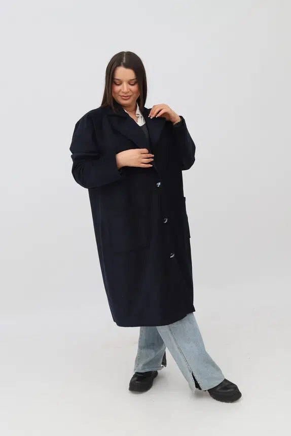 Manteau en Gatifa Noir