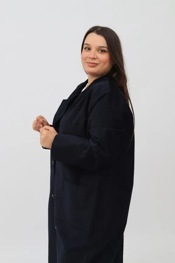 Manteau en Gatifa Noir