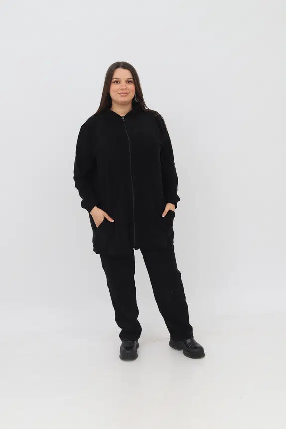 Ensemble Molleton Éponge Noir