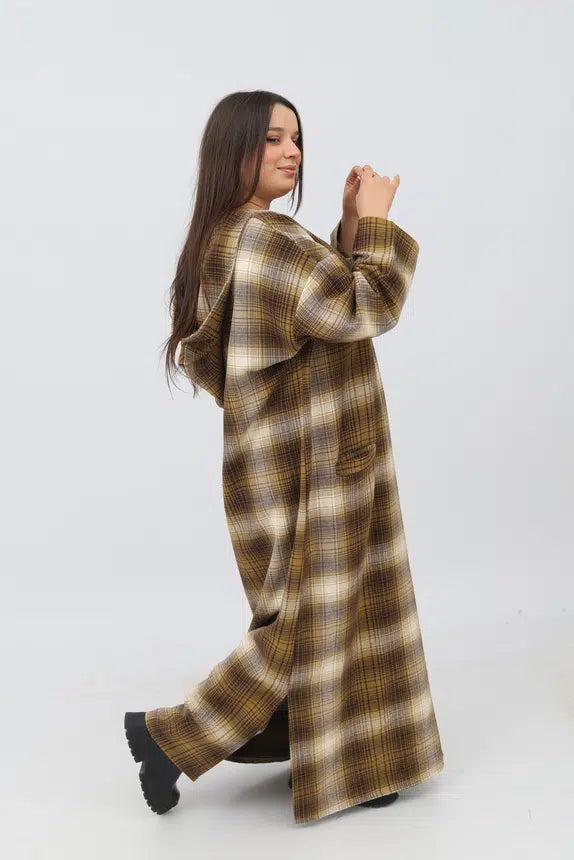 Robe Kachabia Carreaux