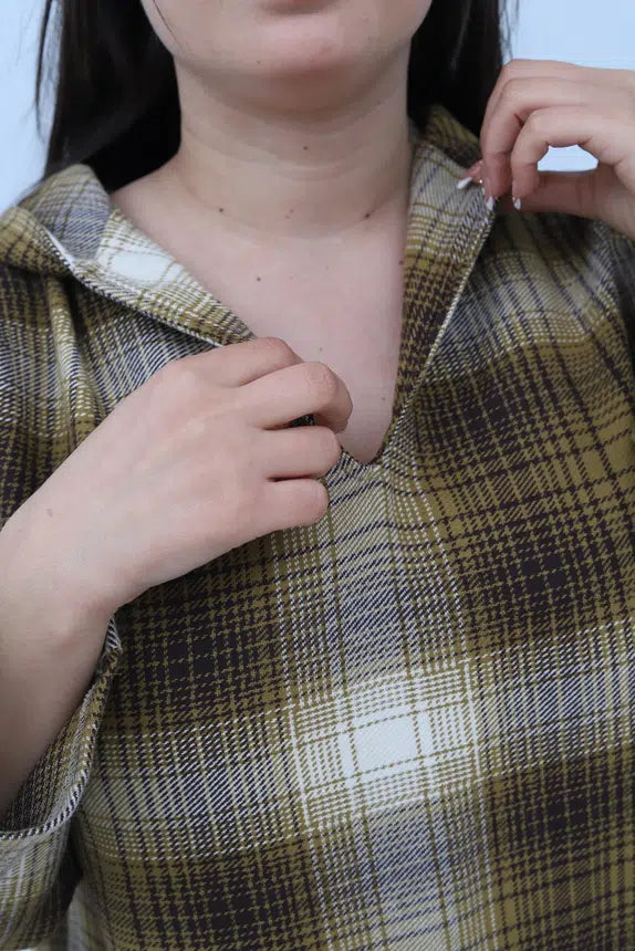 Robe Kachabia Carreaux