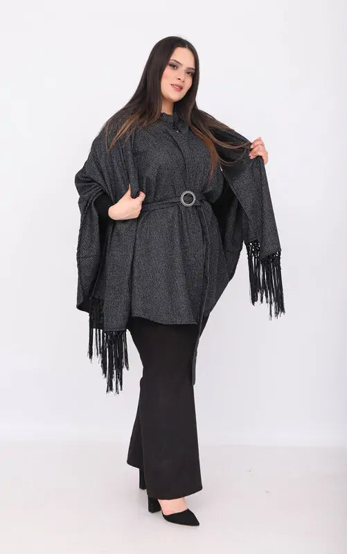 PONCHO EN CACHEMIRE