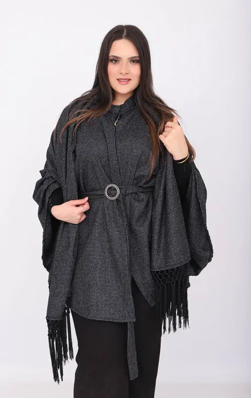 PONCHO EN CACHEMIRE