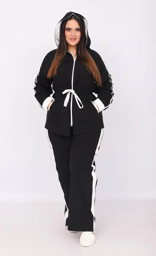 Jogging en Jersey Coton Noir