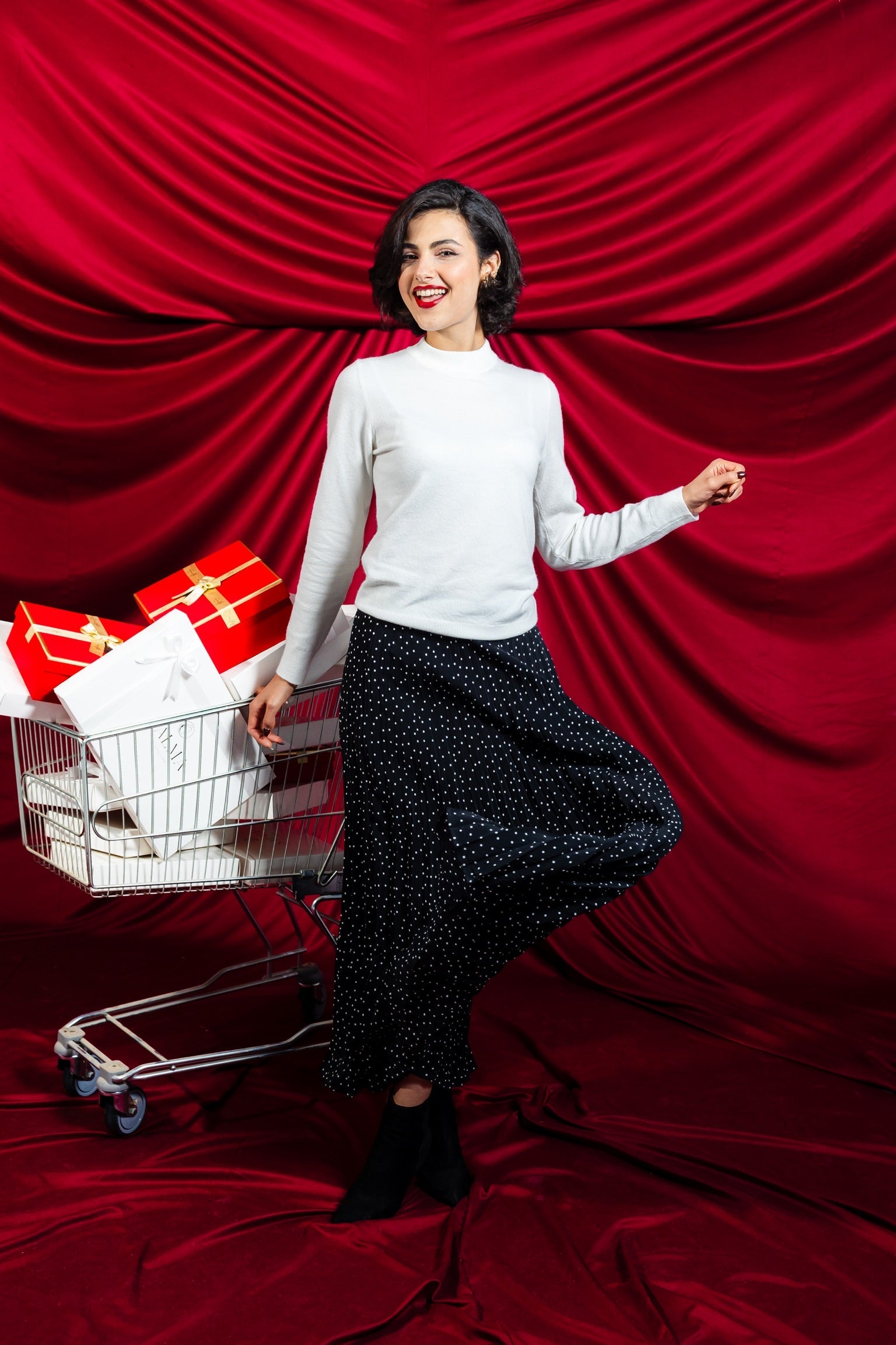 The polka skirt