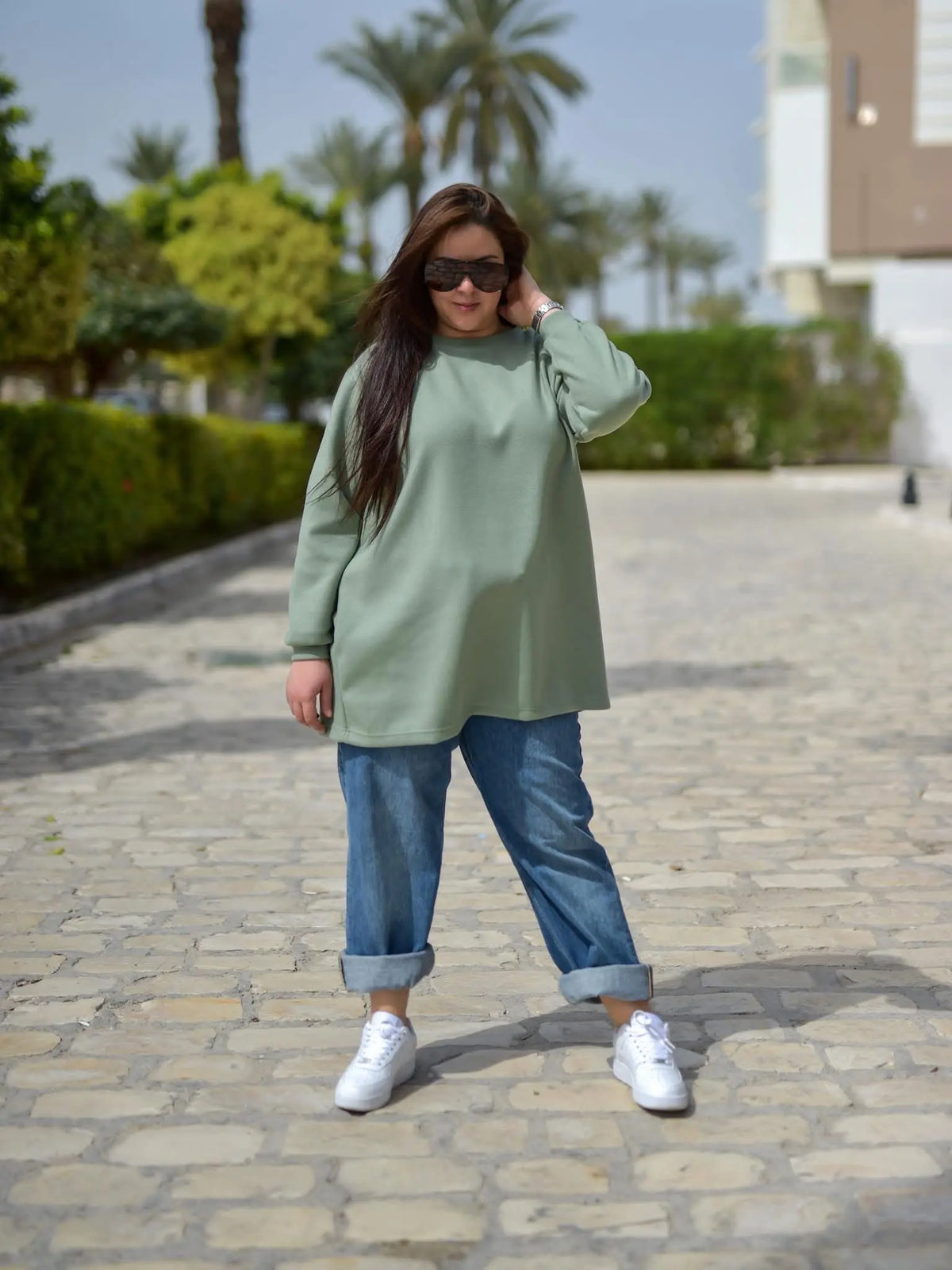 Pul en laine douce Brush VERT D'EAU