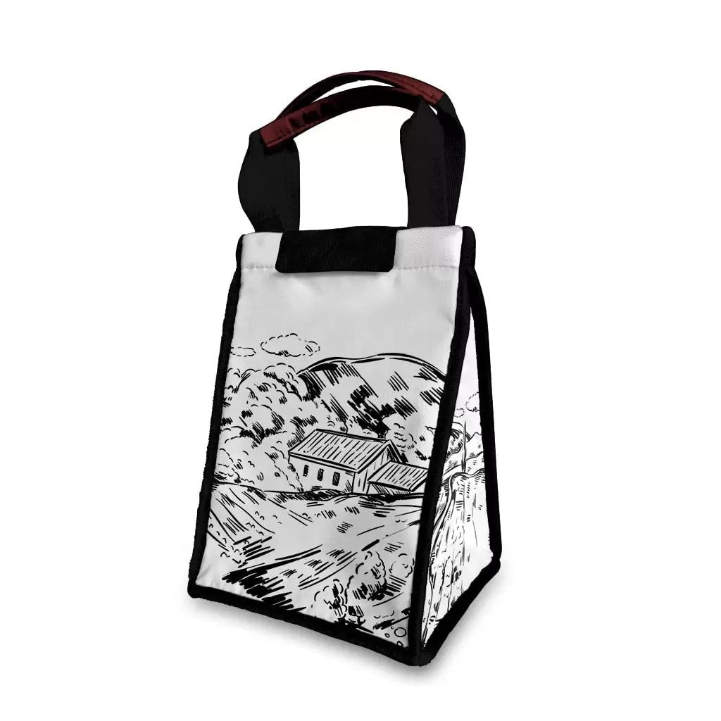 Sac Isotherme L Happy Frame Black & White