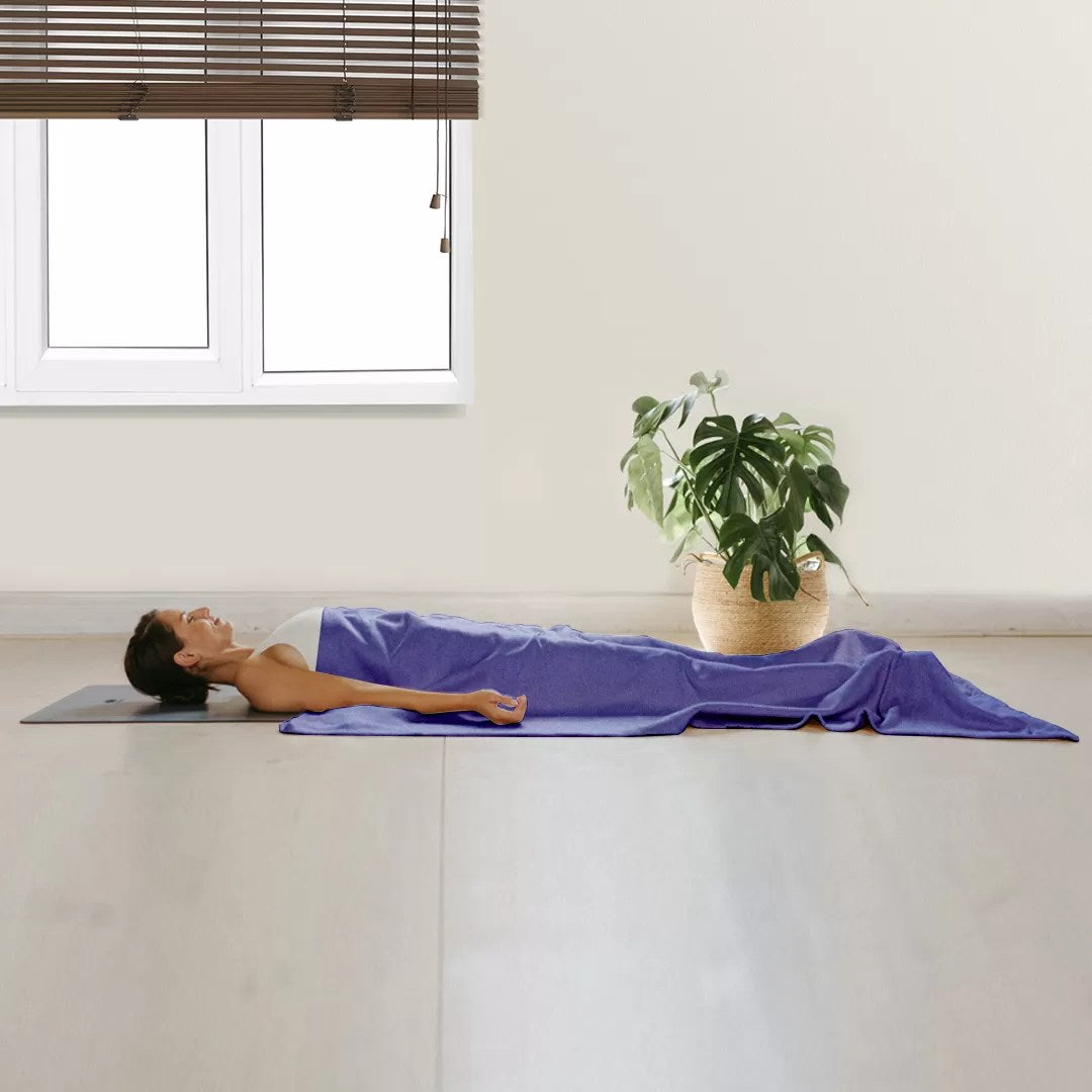 Plaid Yoga Indigo