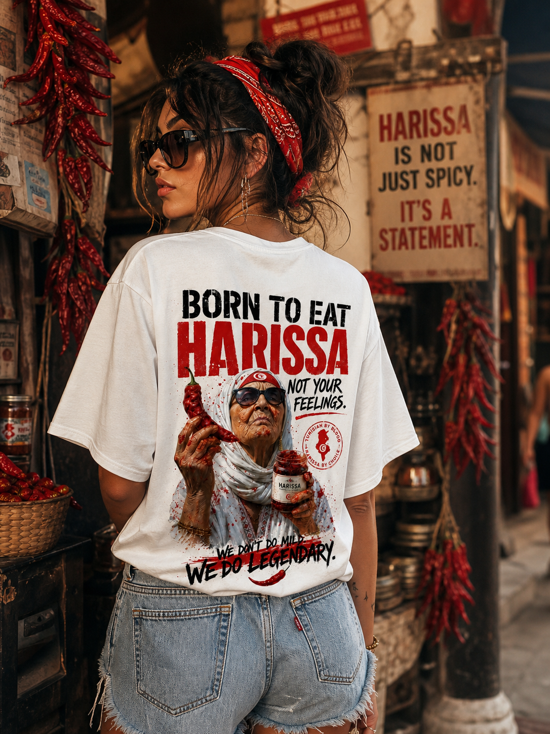T-shirt Harissa Édition Limitée Premium Oversize