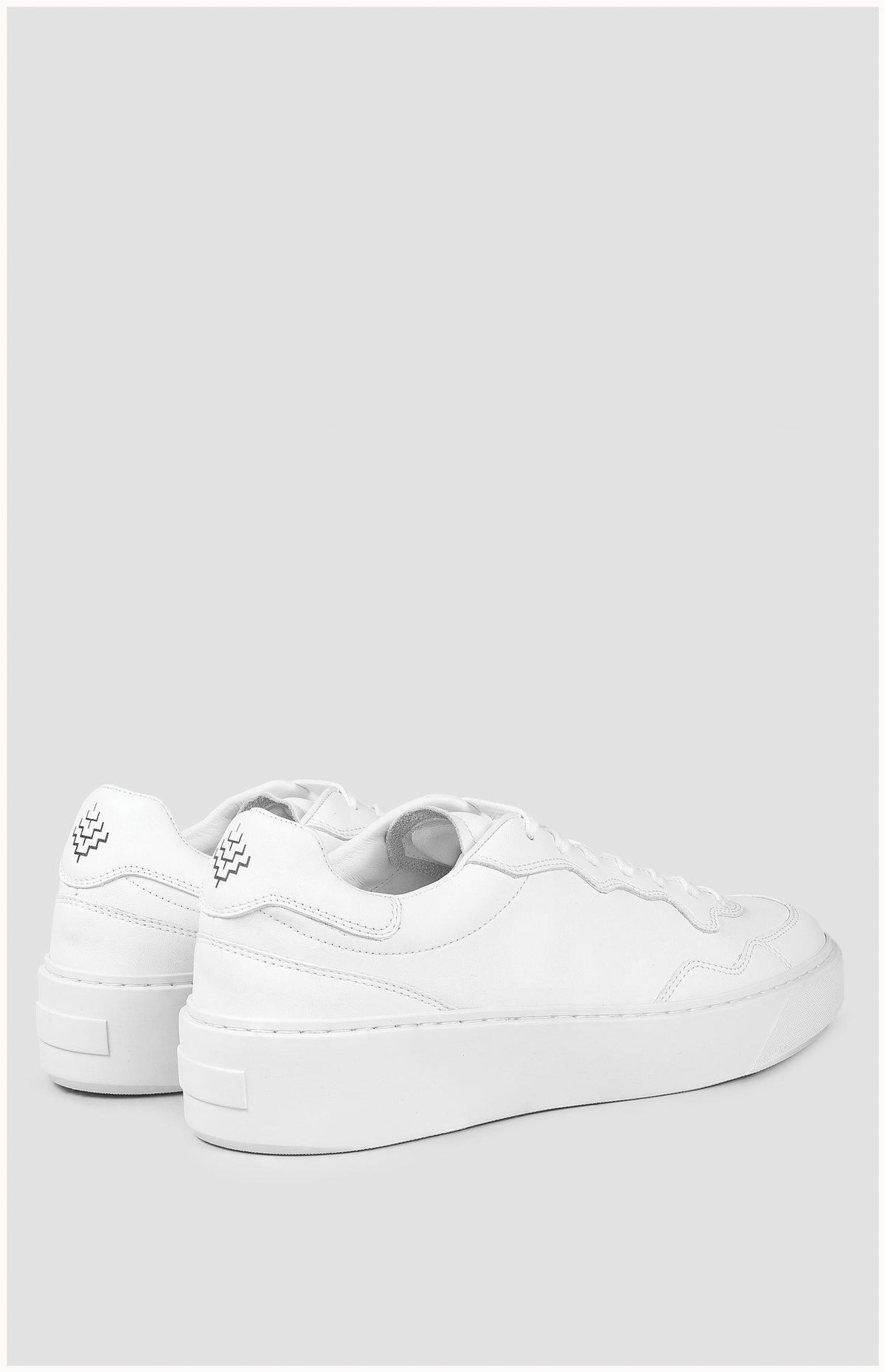 Baskets Otis en Cuir Blanc