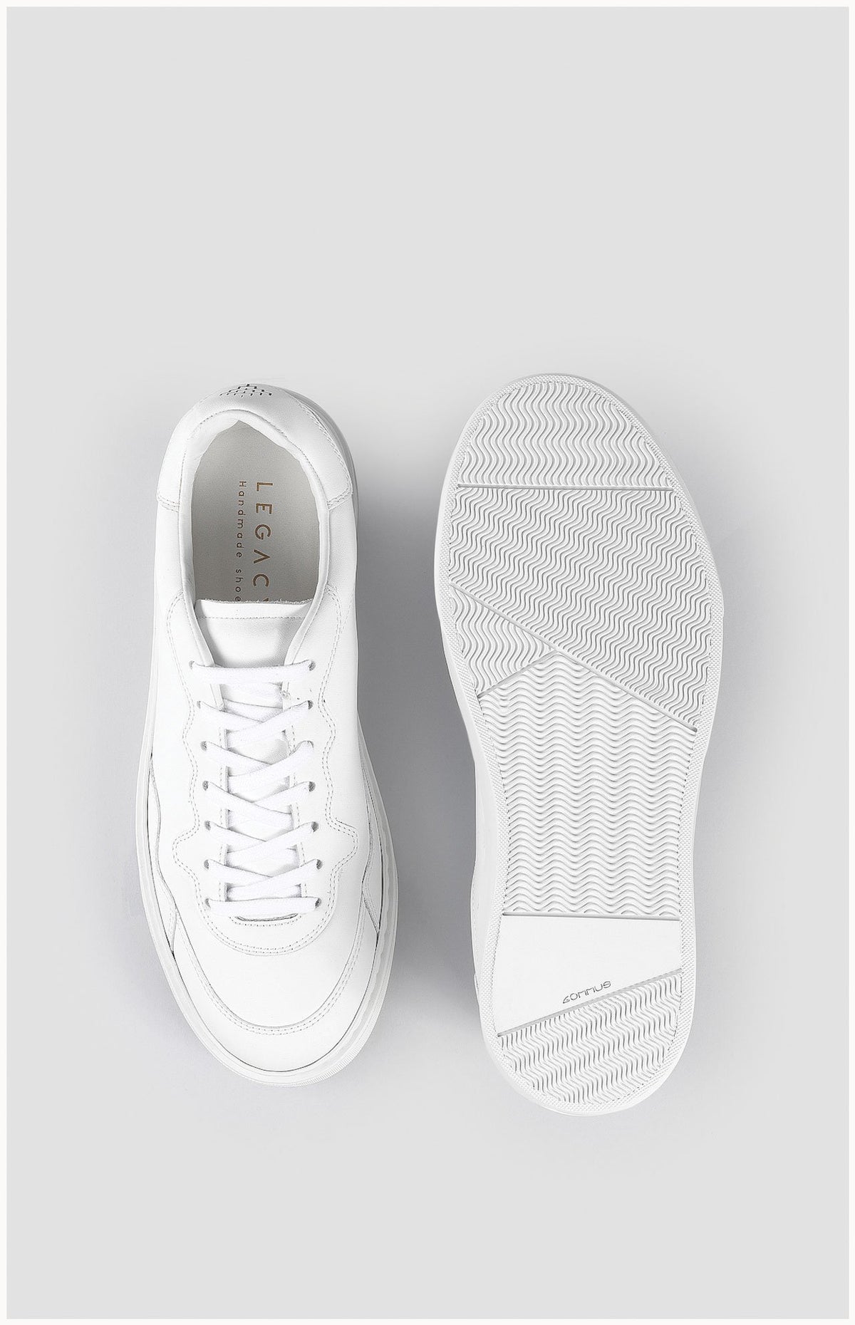 Baskets Otis en Cuir Blanc